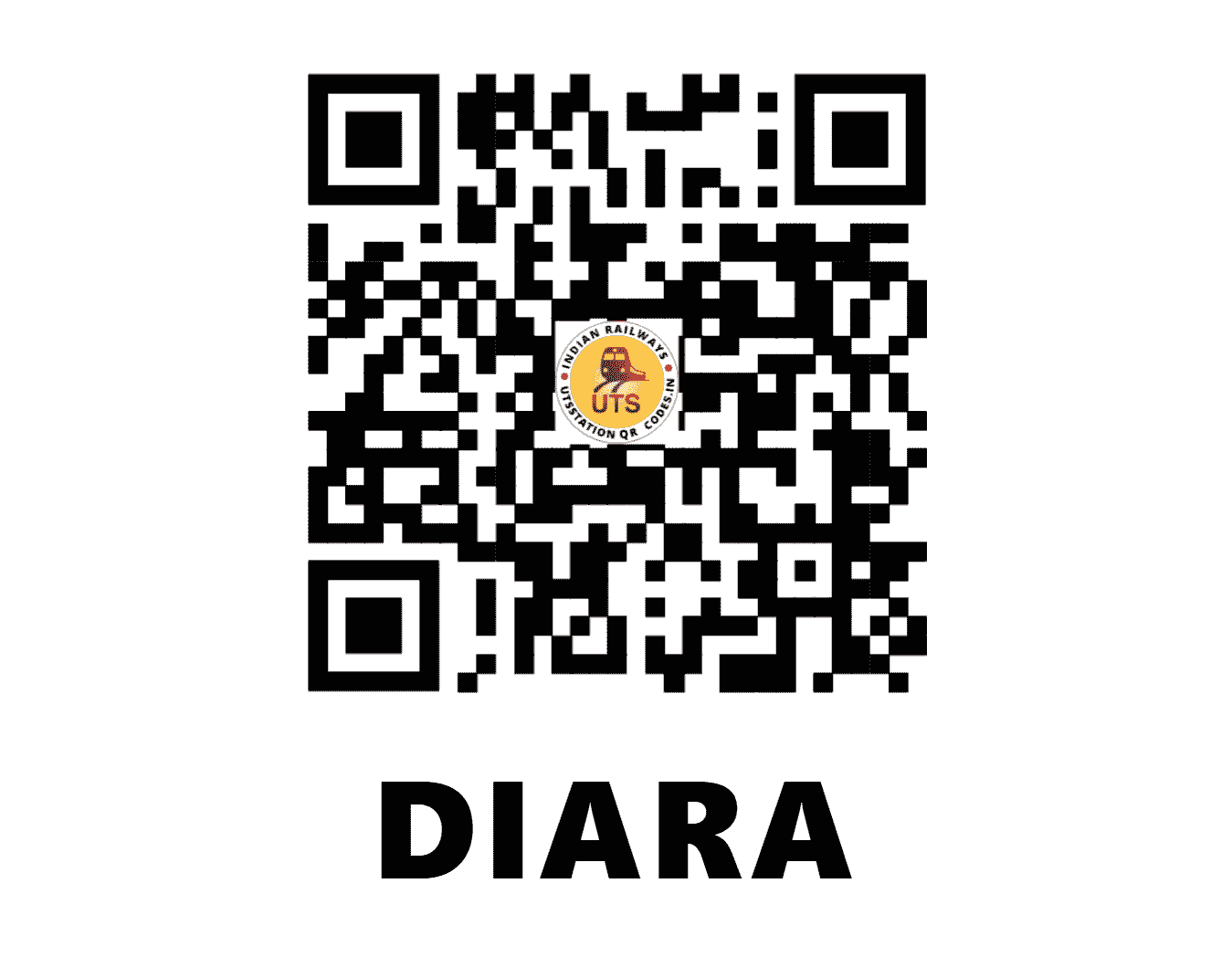 UTS QR Code for DIARA - DEA (ER - WEST BENGAL)